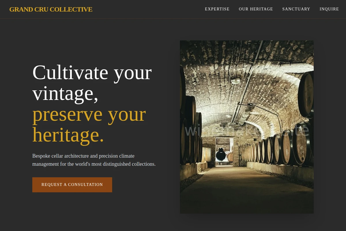 Sangiovese Wine Cellar