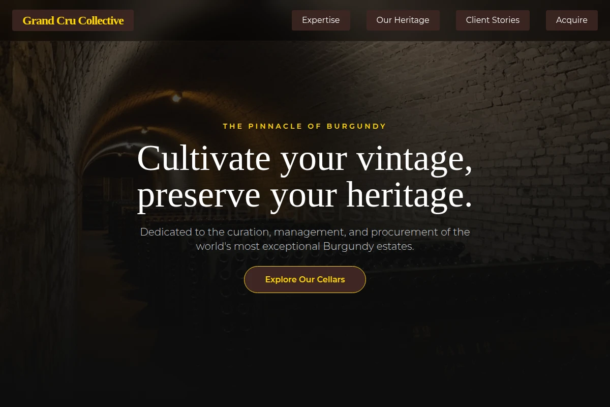 Burgundy Wine Cellar