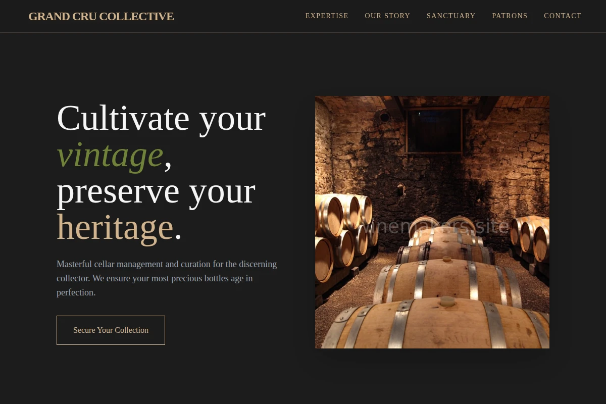 Fermentation Wine Cellar